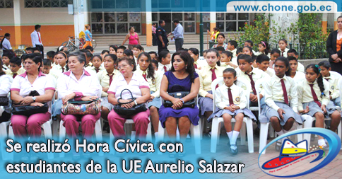 Se realizó Hora Cívica con estudiantes de la UE Aurelio Salazar