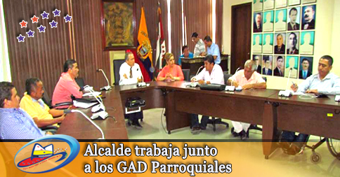 Alcalde trabaja junto a los GAD Parroquiales