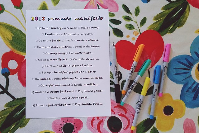 summer manifesto 2018