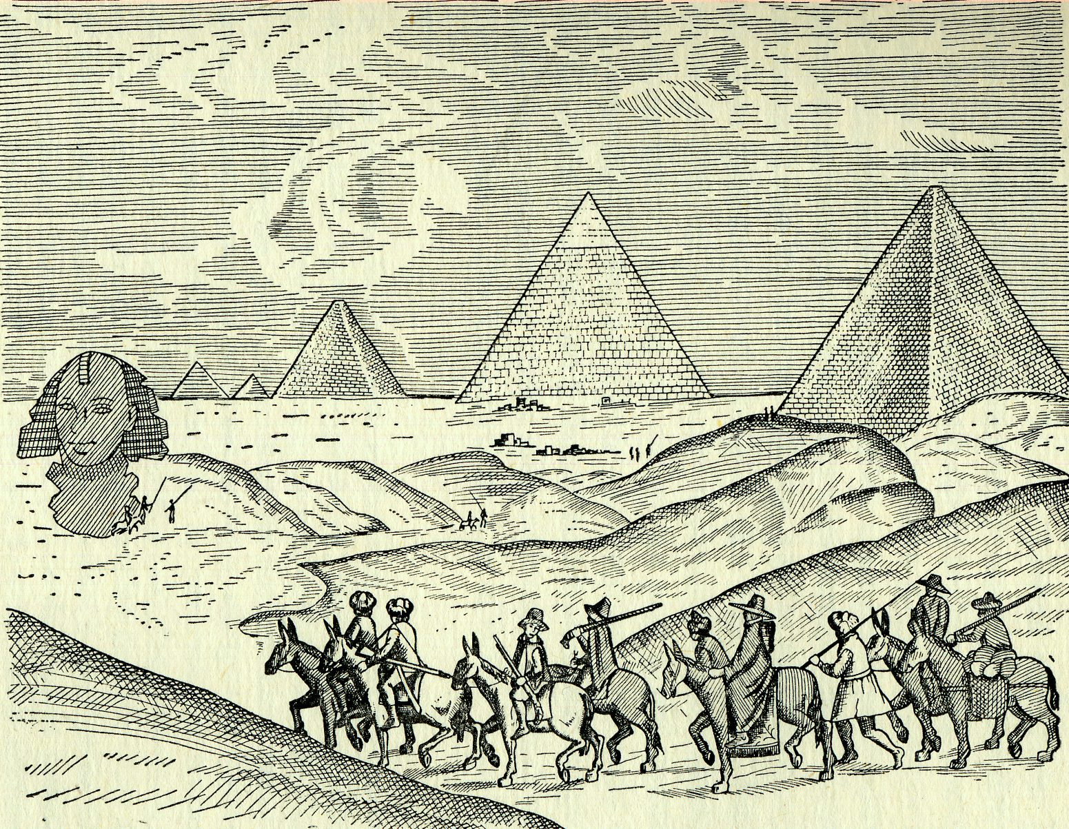 The Great Sphinx of Giza in George Sandys, A relation of a journey begun an dom. 1610 (1615)