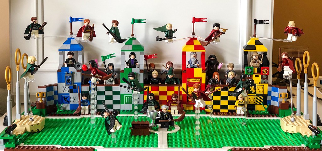 quidditch stands lego harry potter