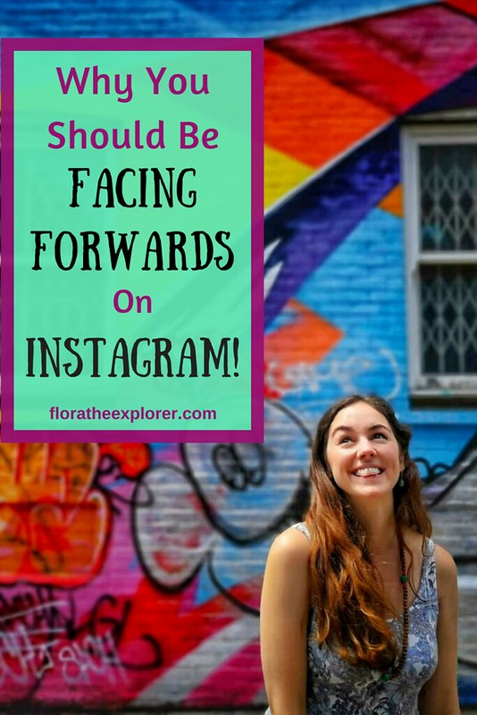A Pinterest image for 'Facing Forwards on Instagram'
