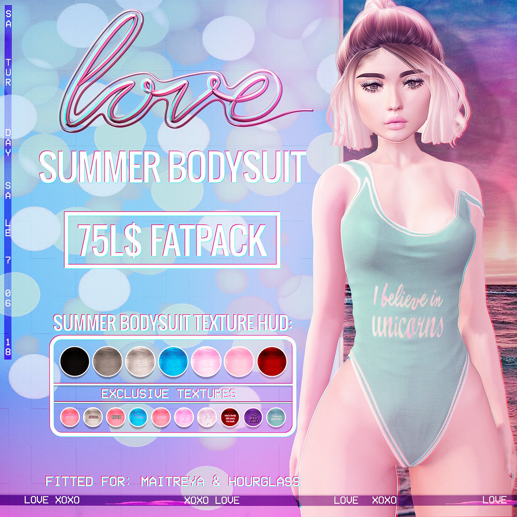 Love [Summer Bodysuits] 75L$ Fatpack – The Saturday Sale