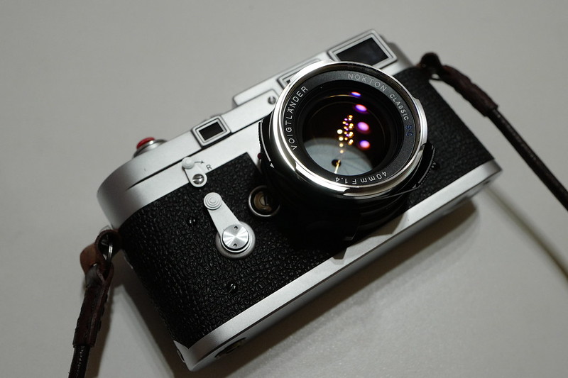 Voigtlander NOKTON Classic 40mm f1 4+Leica M3外観