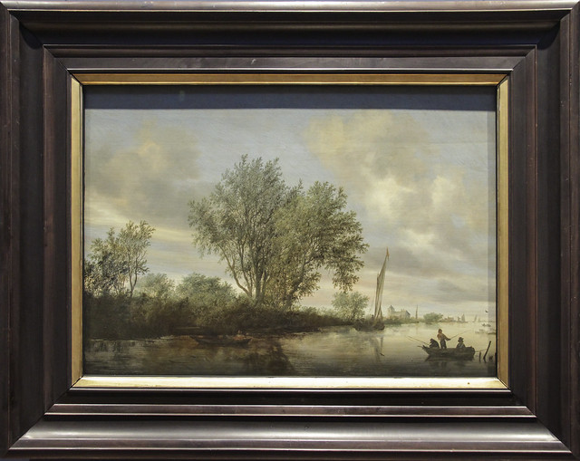 River Scene, Salomon Jacobsz. van Ruysdael, 1645