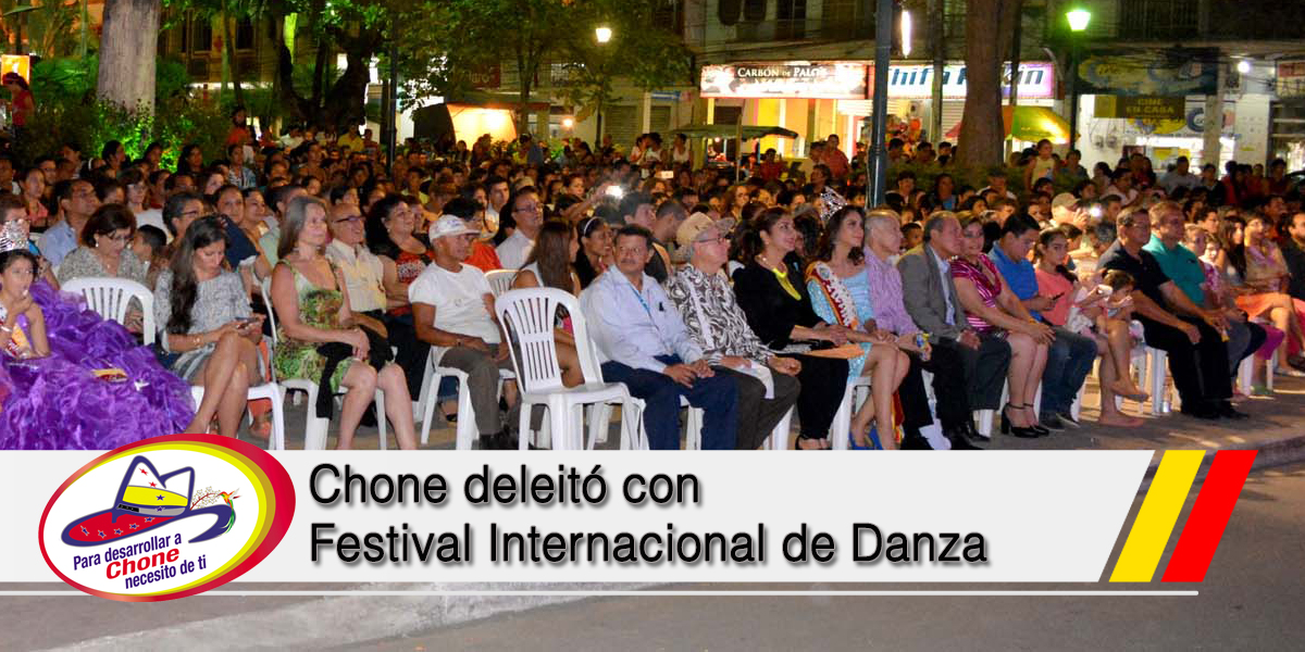 Chone deleitÃ³ con Festival Internacional de Danza