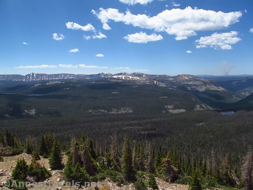 Some of the less-interesting views from Mount Agassiz, Uinta Mountains, Utah