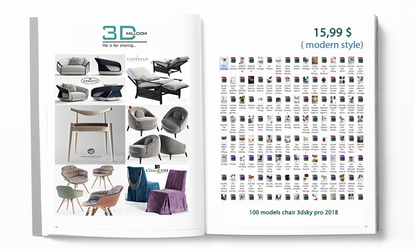 97 Sell Album Chair 3dsky Pro Models 2018 3dmili 2020 Download 3d Model Free 3d Models 3d Model Download