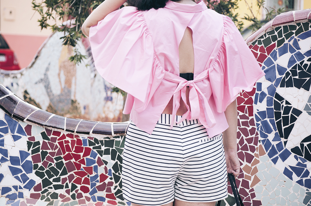 ootd somethingfashion valencia spain bloggers influencers zara pinkshirt dresses summer lookdujour_0071 copia