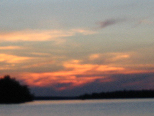 cruise sunset vacation michigan august 2006 boating grandlake presqueisle