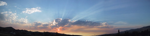 sunset sky panorama ashland
