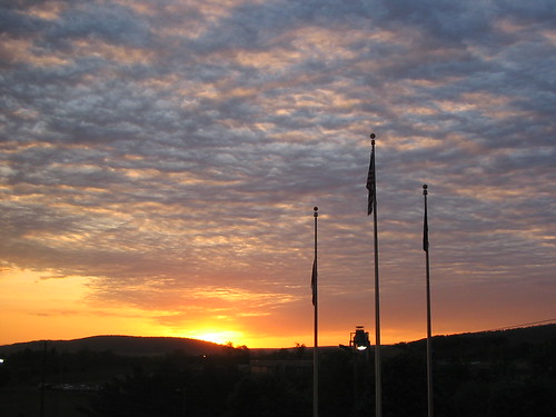 sunset weather clouds pennsylvania grantville