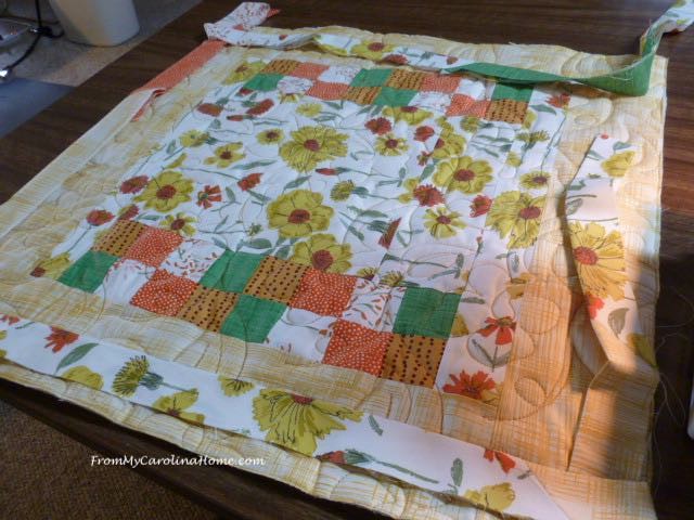 Colors of August Placemats and Table Topper at From My Carolina Home