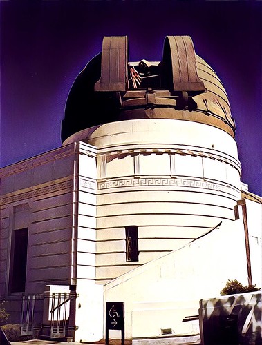 griffith observatory losangeles ca californian astronomy sky dome telescope mount hollywood nrhp register historic hdr process vista pacific ocean tourist 1935 travel attractionsite onasill park architecture tours attraction hills holywoodhills treatment