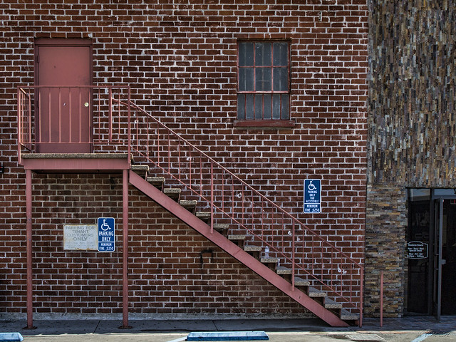 Brick and stairs