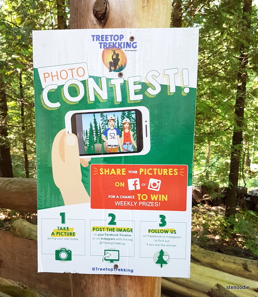 Treetop Trekking photo contest