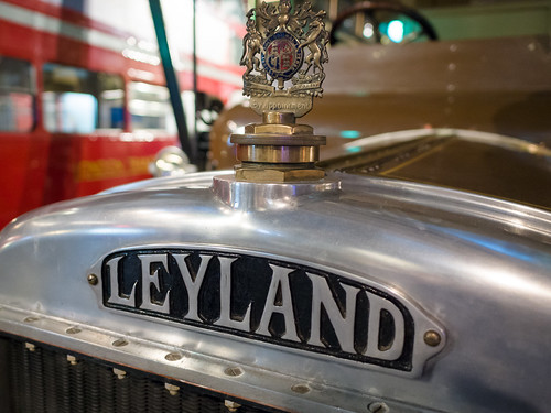 Leyland "chocolate express" motor omnibus