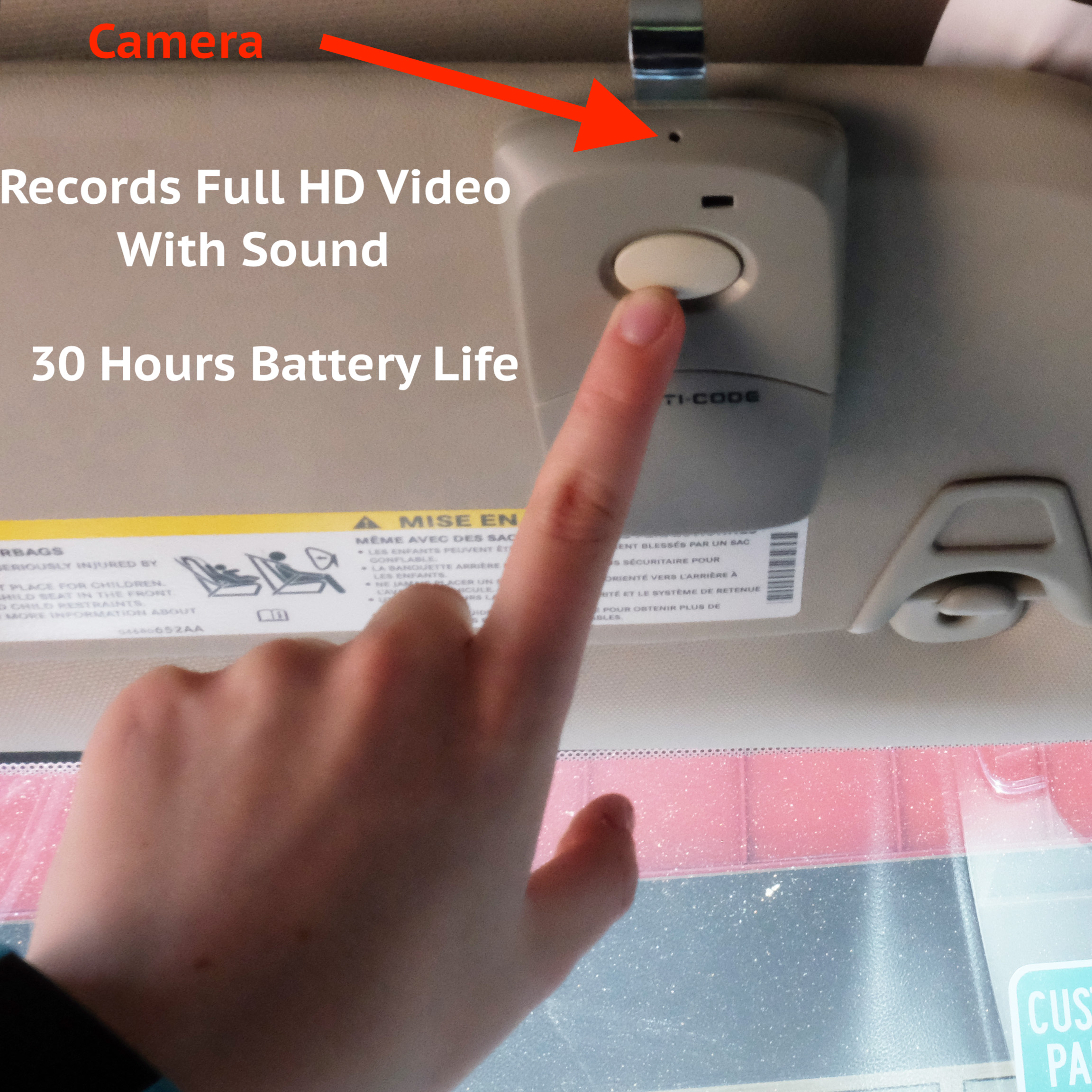 spy camera for car with audio