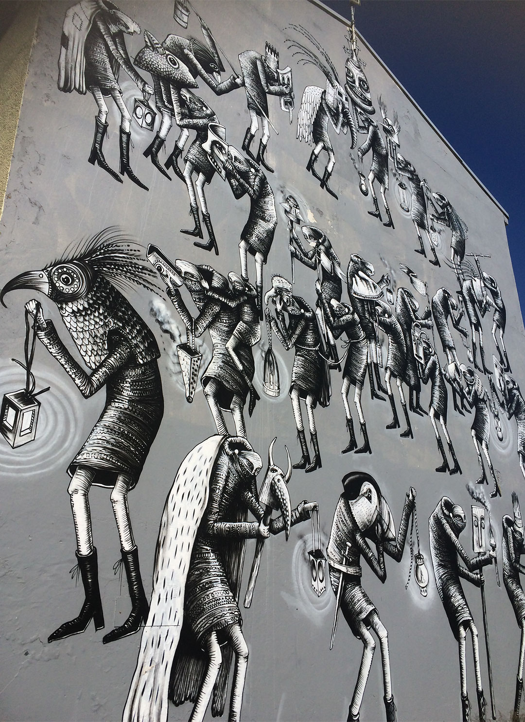 Awesome mural in Reykjavik