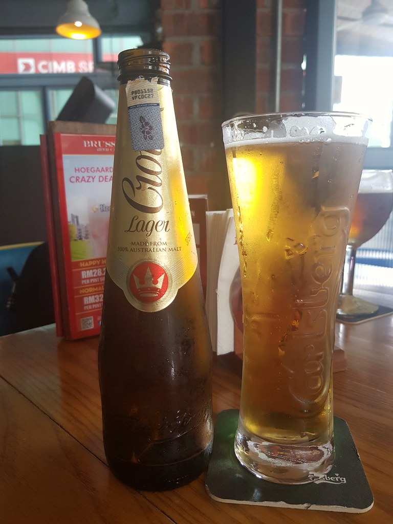 Crown Lager 335ml ABV4.5% (Aussie) rm$24.40 @ Brussels Beer Cafe.in PJ Tropicana Mall