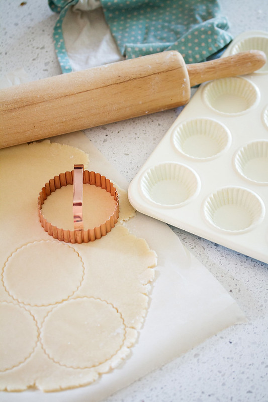 Cutting Out Pastry for Jam Tarts