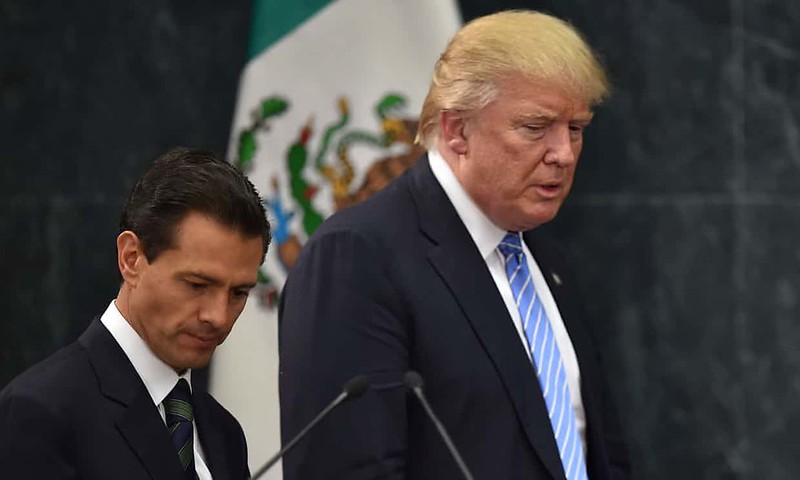 PÁG. 3. Hasta el momento el gobierno de Peña Nieto no ha contestado enérgicamente las agresiones racistas y diplomáticas que el ofensivo presidente norteamericano Donal