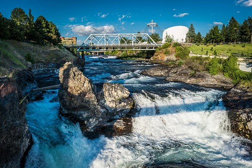 architecture karl river spokane travel washington water waterfall unitedstates