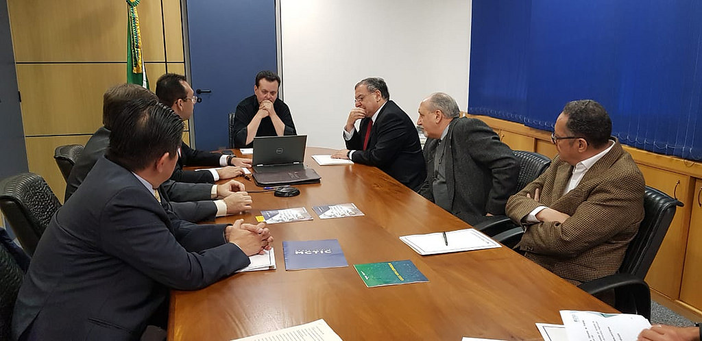 Ministro Gilberto Kassab, durante reunião com a diretoria da Eletros. 
06/08/2018. São Paulo-SP. 
Fotos: Célio Soares/MCTIC.