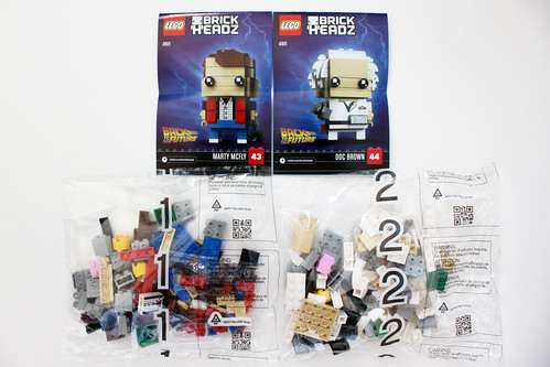 for sale online LEGO BrickHeadz Marty McFly & Doc Brown 41611 