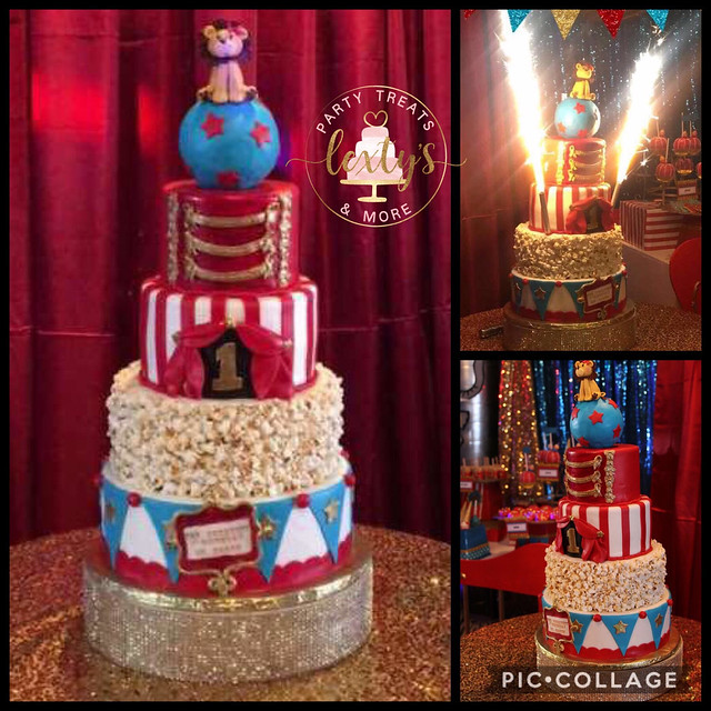 World’s Greatest Circus Inspired Themed Cake by Lexty’s Party Treats & More