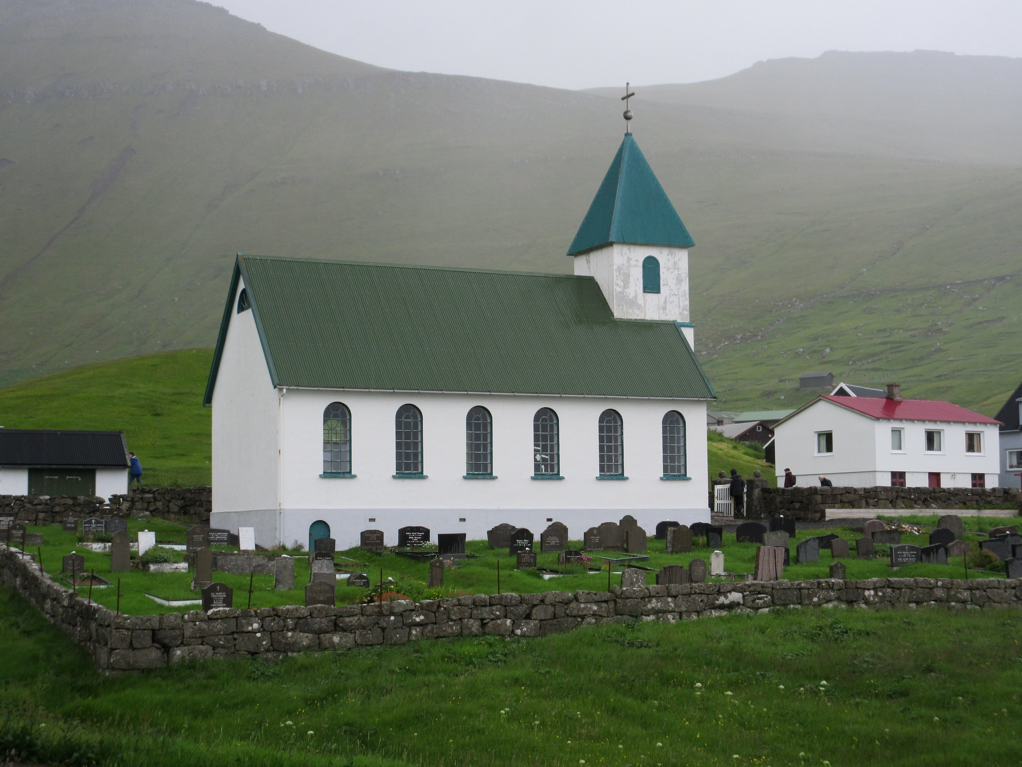 Gjógv Church, Eysturoy, Faroe Islands, 18 July 2018