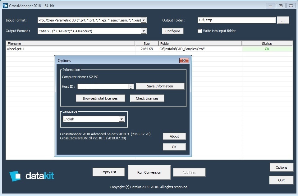 Working with DATAKIT CrossManager 2018.3 full