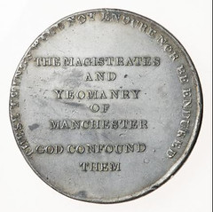 Peterloo medal reverse