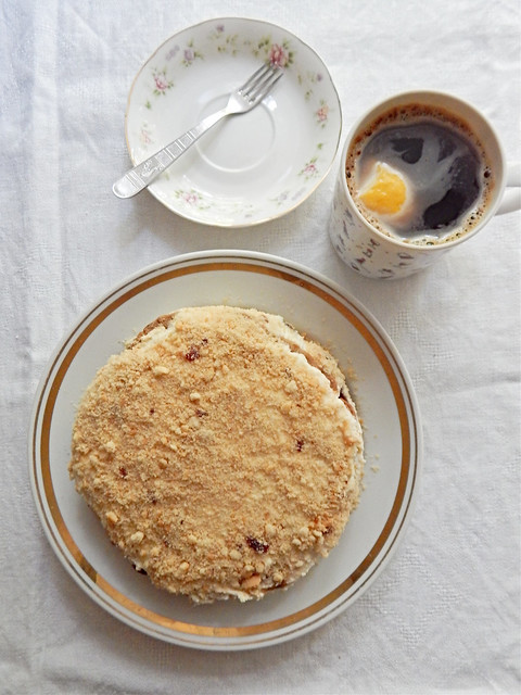 Торт из печенья с творожным кремом, без духовки | HoroshoGromko.ru