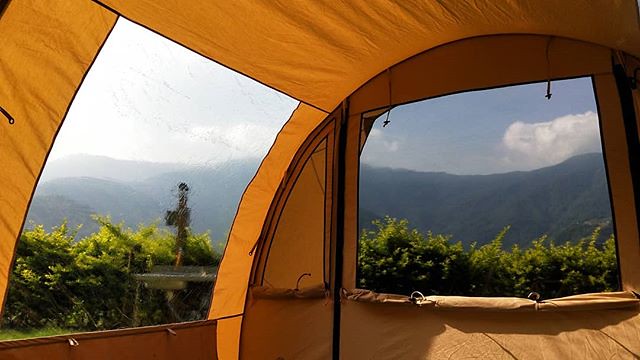 20180812 早安 #歐北露 #campinglife #ilovecamping #campingmornings #eureka #windowview