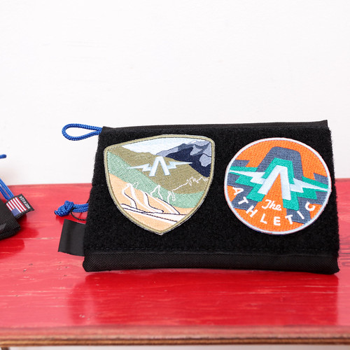 The Athletic Patch Pouch - Mountain Tops or BBall / Transmission A