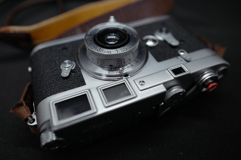 Leica Leitz Elmar 35mm f3 5+Leica M3外観