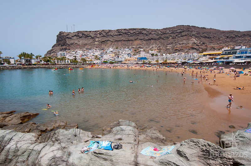 Mogán, una playa para ir en familia en Gran Canaria