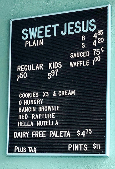 Review Of Sweet Jesus Ice Cream & Counting My Foodie Blessings