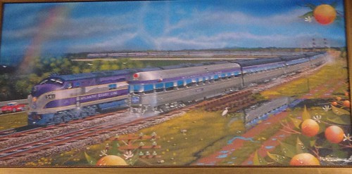 streamline painting train passenger purple line coast atlantic silvermeteor acl
