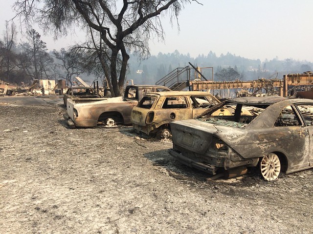 photo of California fires