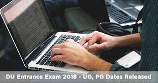 DU Entrance Exam 2018 schedule