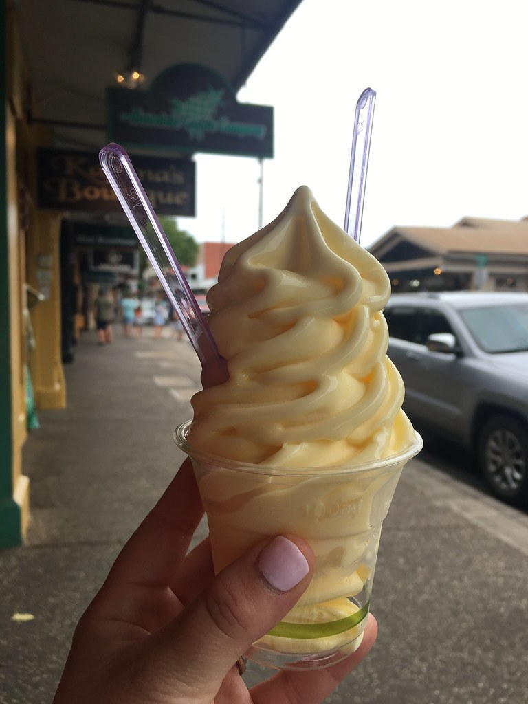Dole whip in Maui!
