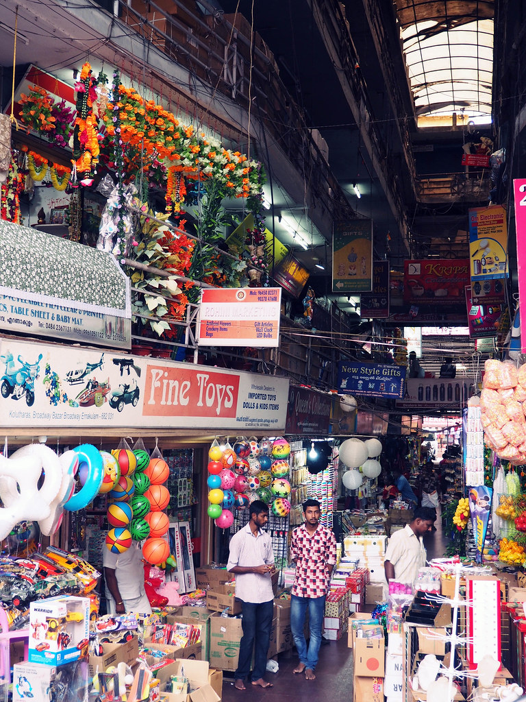 Shopping Markets Cochin Kochi Kerela India_effected