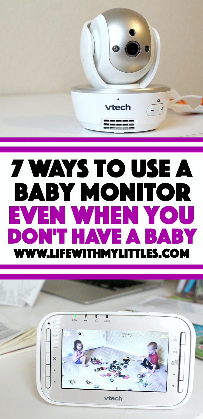 Not sure what to do with your baby monitor now that you don't have a baby? Here are 7 great ways to use a baby monitor as your kids grow up. These are so clever!