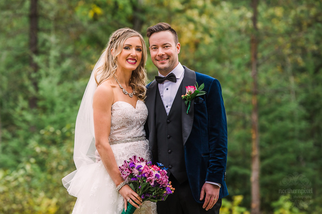 Newlywed Couple - Mount Robson Wedding