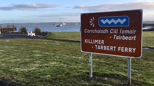 2018 europe ireland county clare shannon river kilimertarbert sign