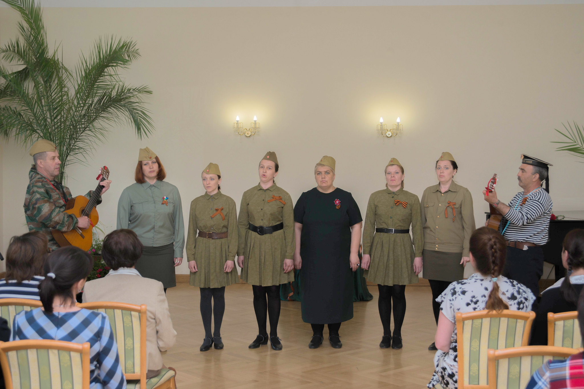 Фестиваль патриотической песни «Виктория», посвященный 73-й годовщине Великой Победы в Великой Отечественной войне 8 мая 2018 года в музее «Тарханы»