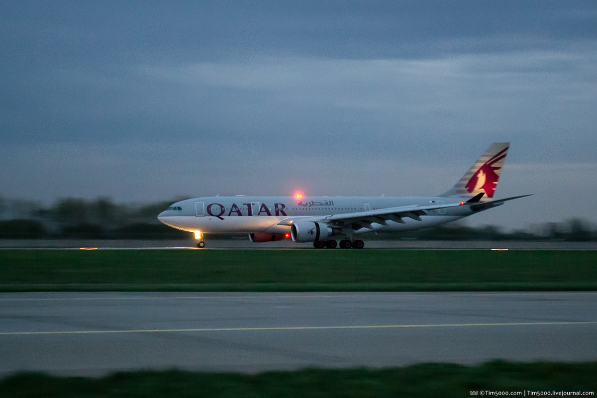 Qatar A330 A7-ACJ в Борисполе