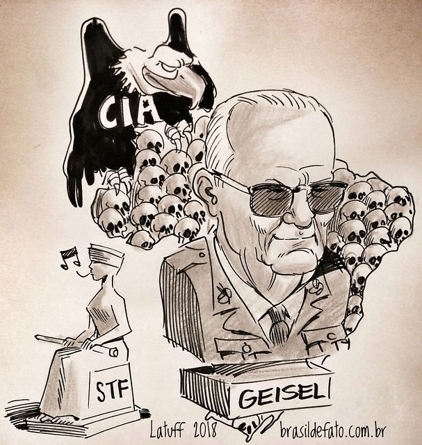 Geisel e CIA - Créditos: Latuff